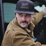 Waxed Pursuit Trucker - Camo Logo Patch
