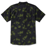 Roark Revival Scholar Button Down Collar Shirt - Fronds Black