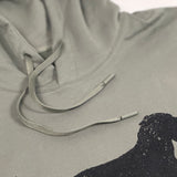 Performance Stretch Distressed Logo Hoodie - Pine