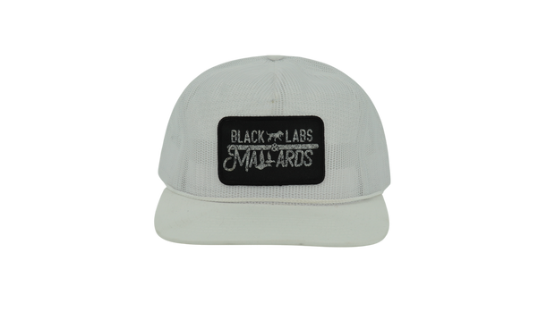 Black Labs & Mallards - All Mesh - White