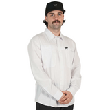 Bamboo Fishing Shirt - Cloud White LS