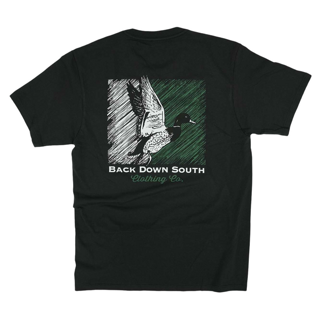 Midnight Mallard Black SS Back Down South Clothing