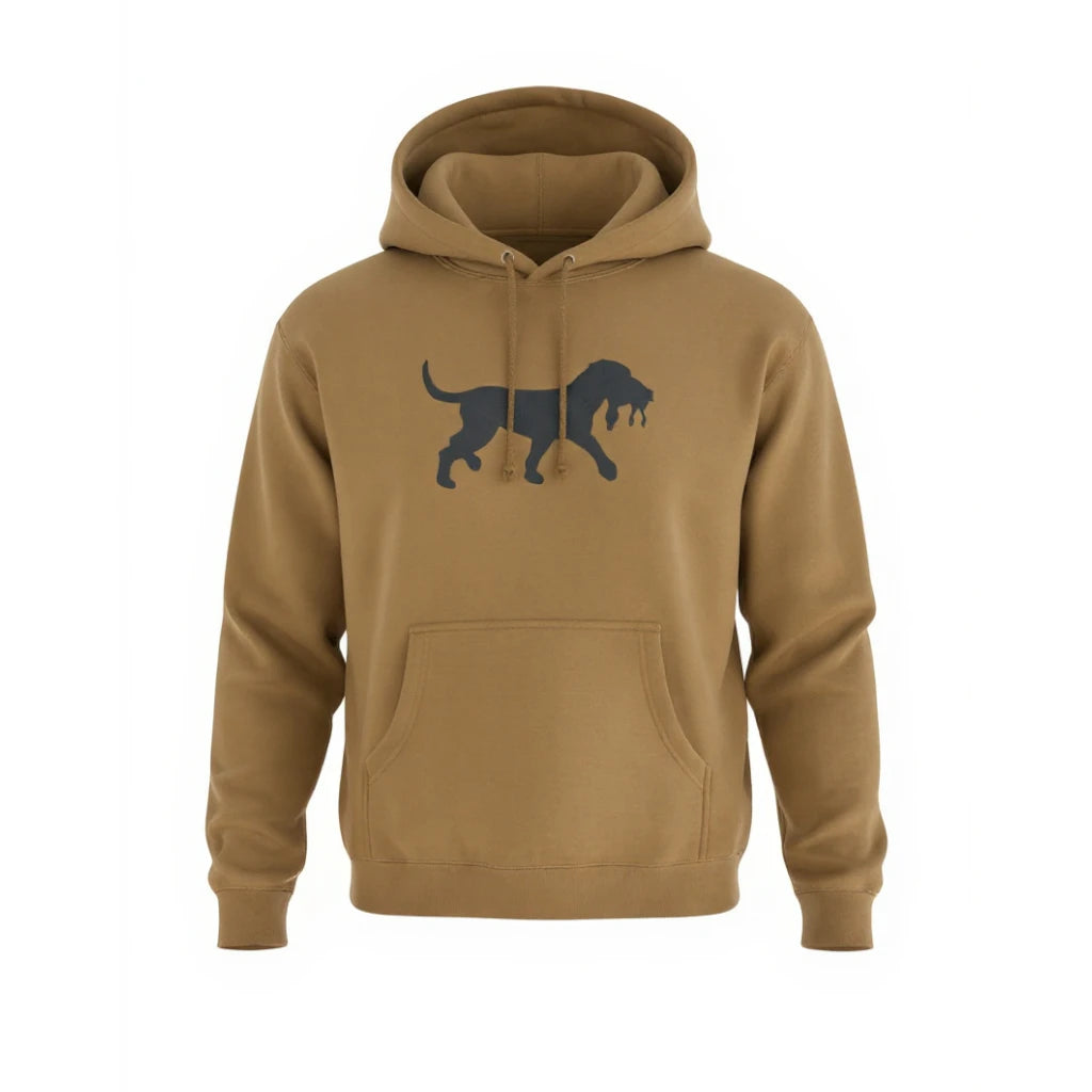 tobacco hoodie Distressed Logo Hoodie