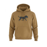 Distressed Logo Hoodie - Tobacco