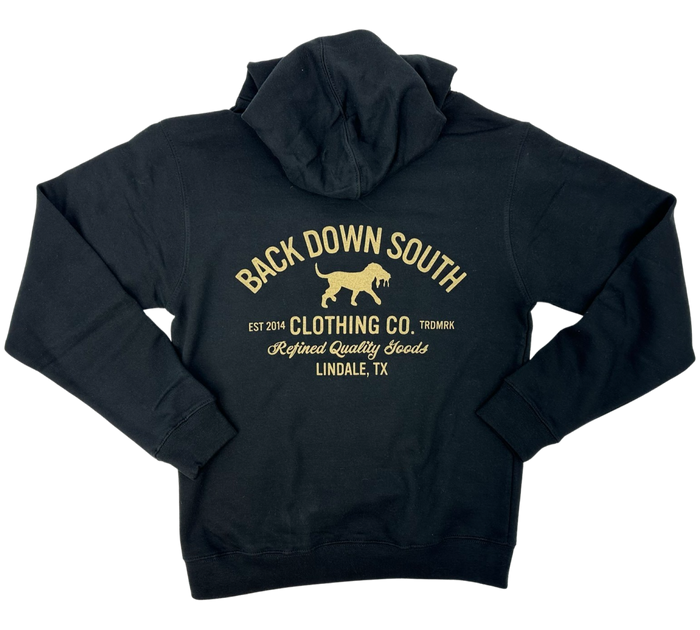 Refined Goods Hoodie Black (YOUTH) Back Down South Clothing
