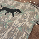 Mossy Oak Green Leaf Distressed Logo Camo - SS