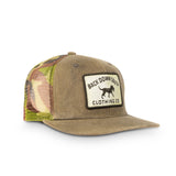Waxed Pursuit Trucker - Olive Camo