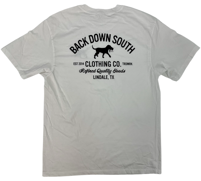 Refined Quality Goods Cloud White Back Down South Clothing