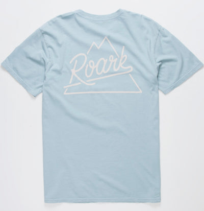 Peaking Tree Shirt - Aqua Blue