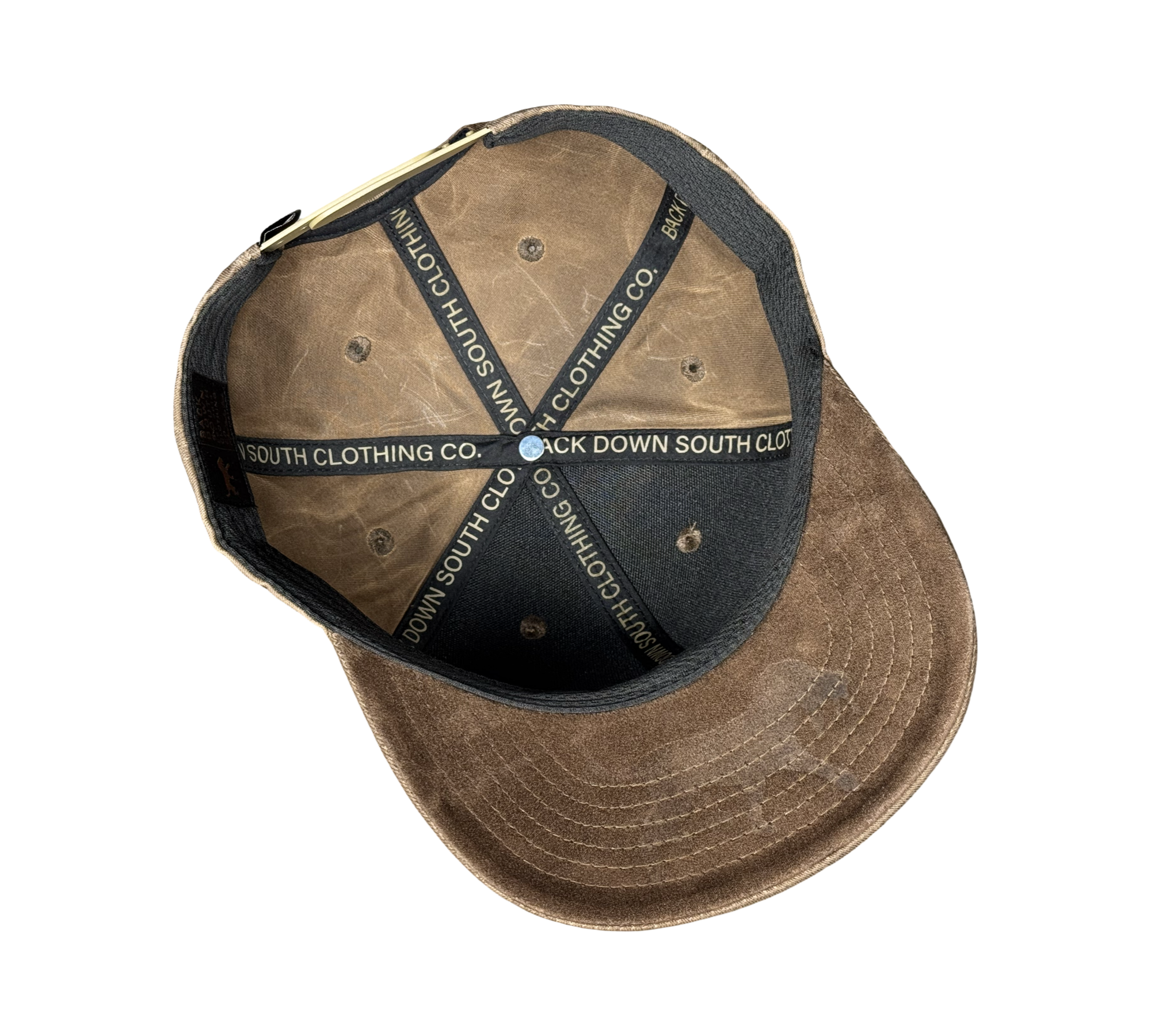 Waxed Backwater Hat - Tobacco Chief Patch