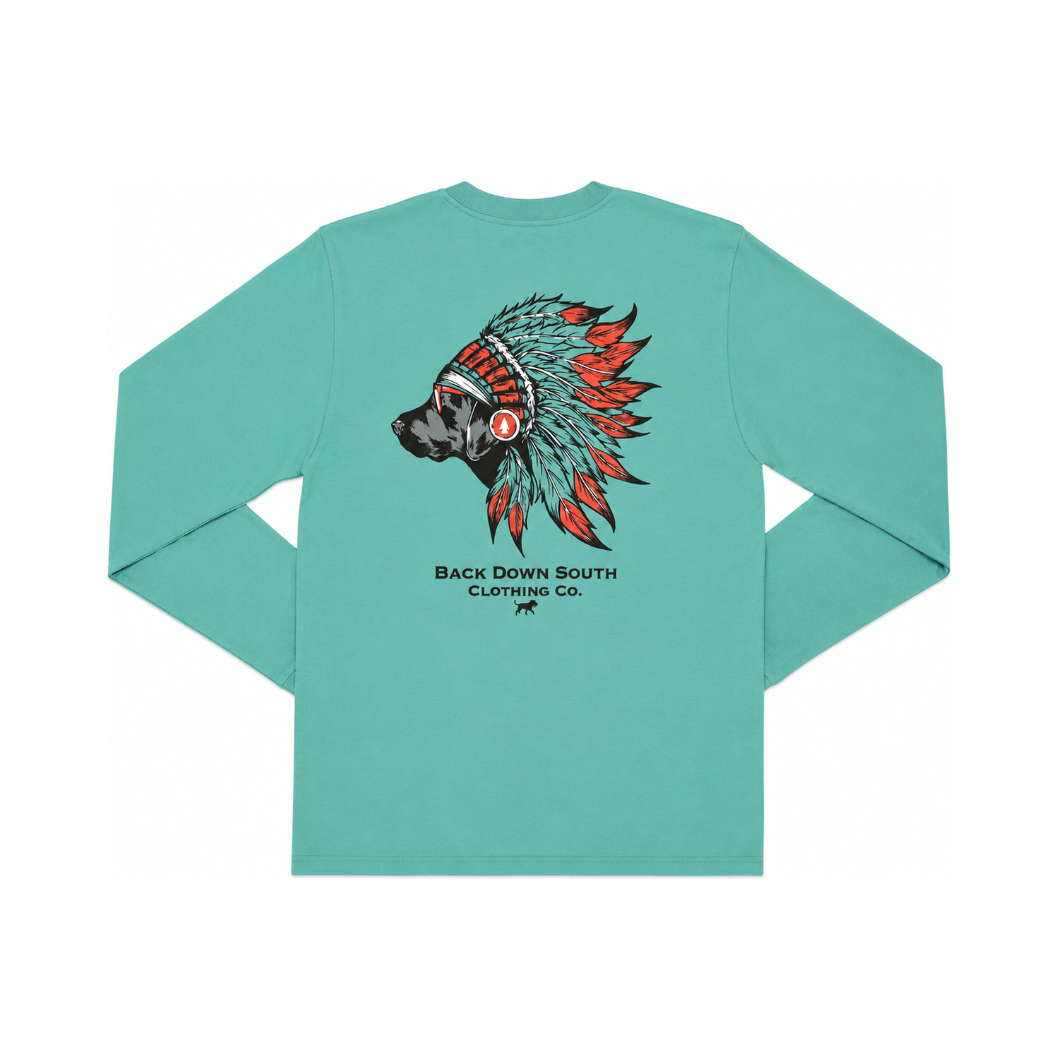 Chief 2.0 Long Sleeve Tee - Blue Wing, front view