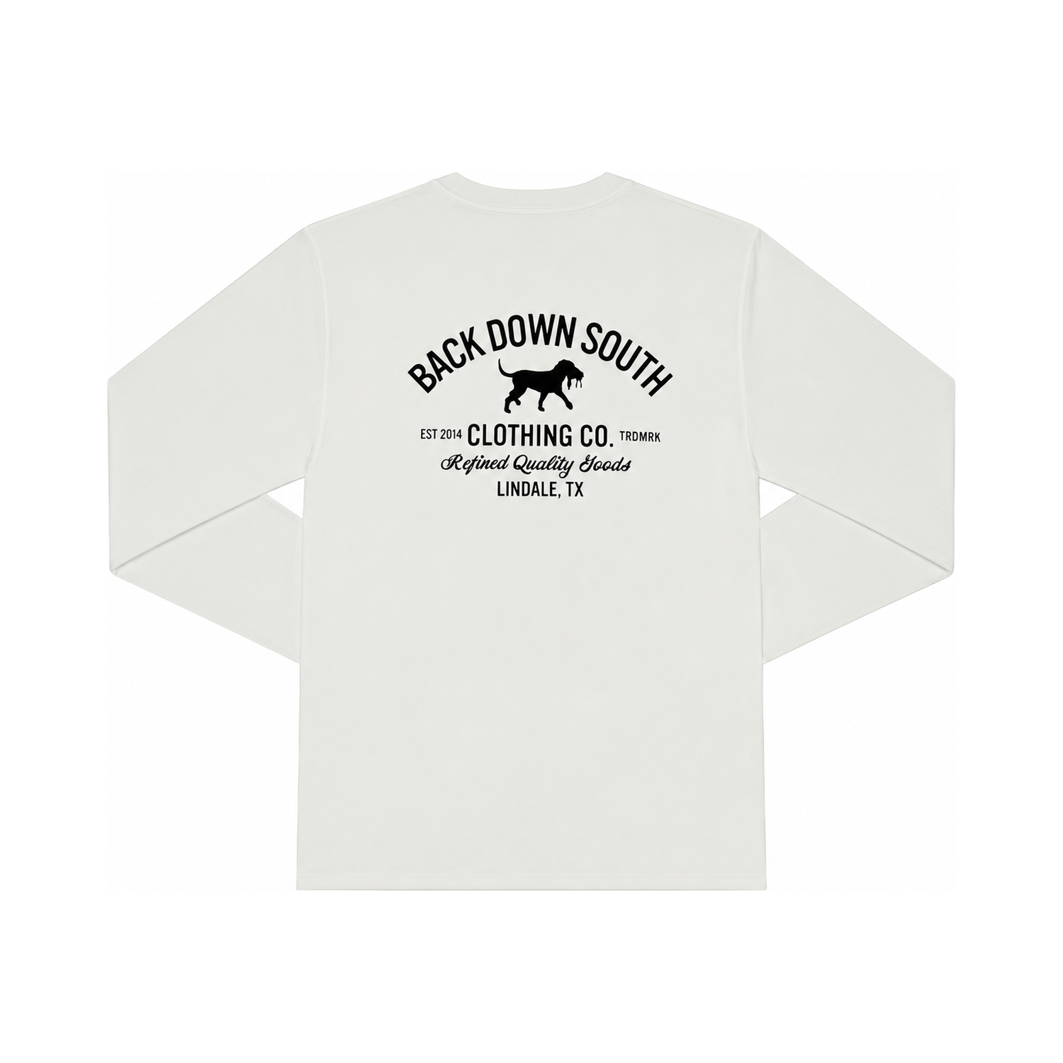 Refined Goods Long Sleeve Pocket Tee - White, front view