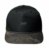 Weekender Rope Hat - Black Dark Woods Camo