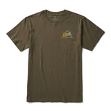 Peaking Organic Cotton Tee - Army Green