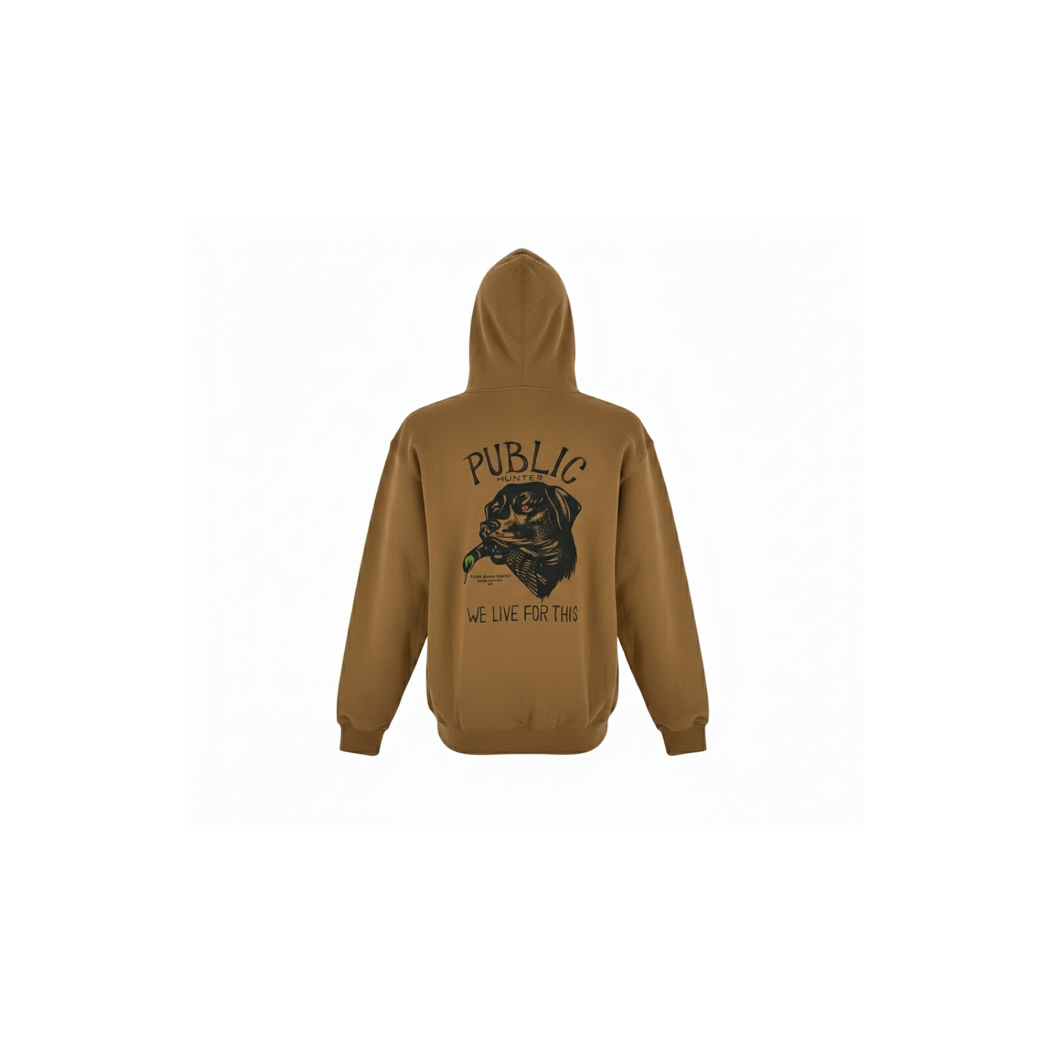 Public Hunter Hoodie - Tobacco, front view