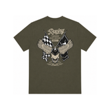 Racing Towards Duck Season Short Sleeve Tee - Moss, front view