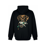 Retriever Hoodie - Black, front view