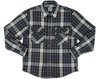 Deep Woods Flannel- Blue