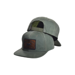Waxed Backwater Hat - Moss, front view