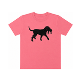 Youth Distressed Logo Tee - Pink, front view