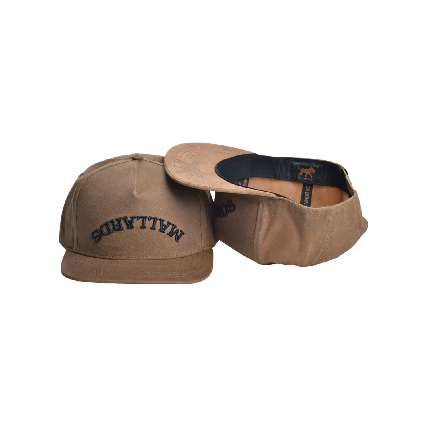 Waxed Backwater Hat - Mallard Oak, front view
