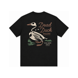 Dead Duck Walking Short Sleeve Tee - Black, front view