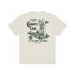 All About The Green Short Sleeve Tee - Bunker Tan, front view