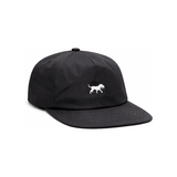 Active Low-Profile Snapback Hat - Black, front view