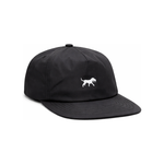 Active Low-Profile Snapback Hat - Black, front view
