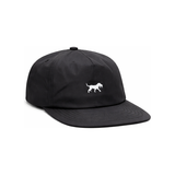 Active Low-Profile Snapback Hat - Black, front view