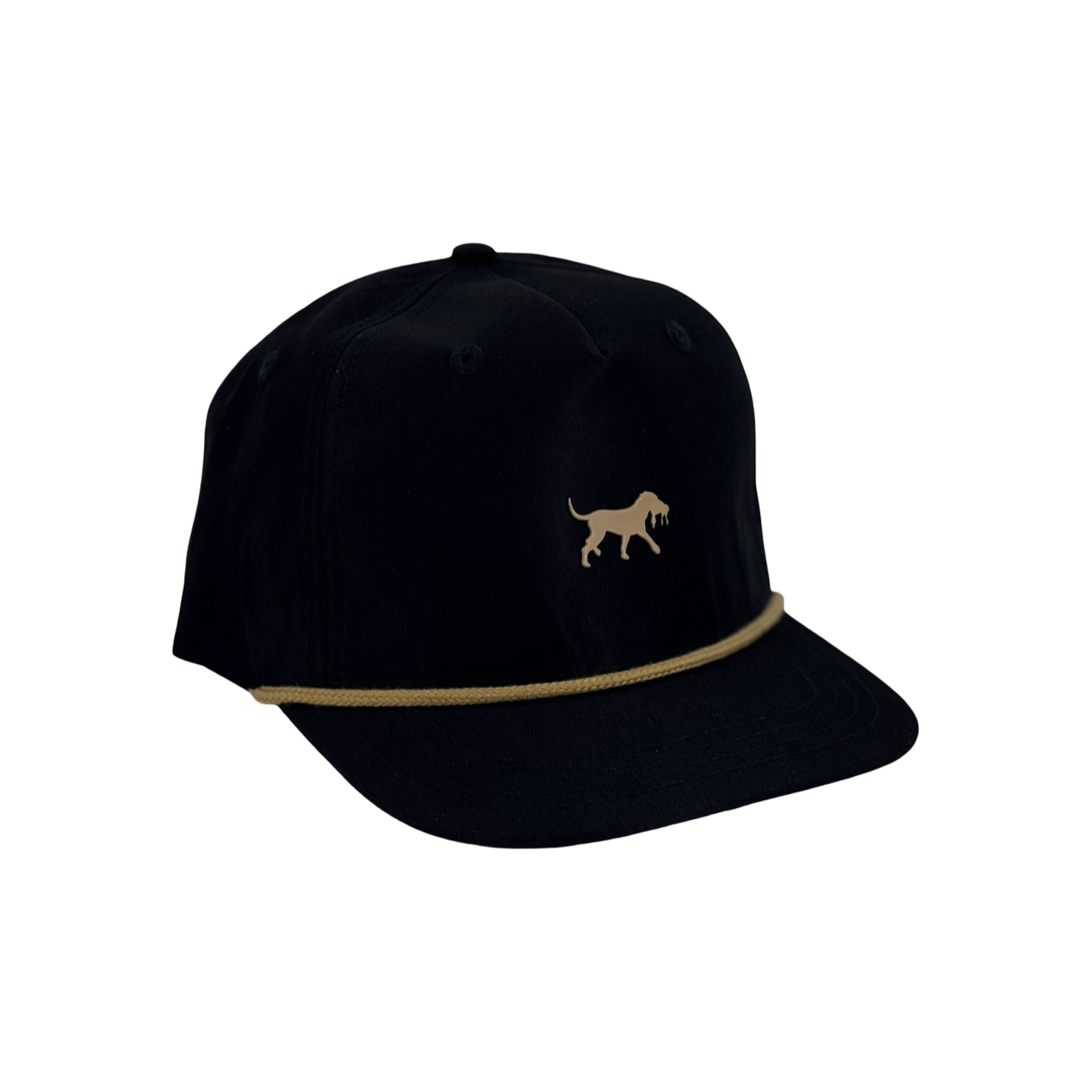 Youth Logo Rope Hat - Black Tobacco, front view