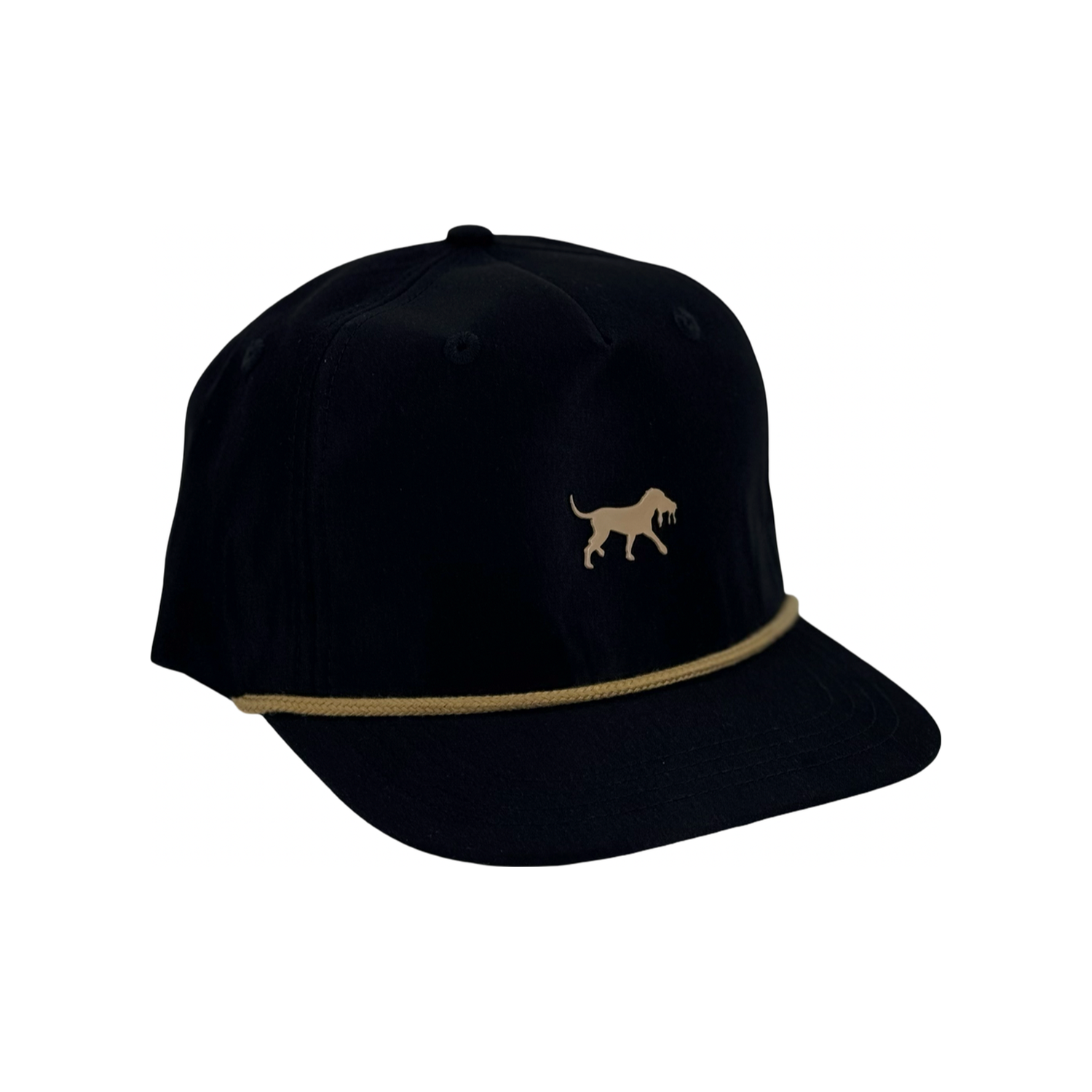 Youth Logo Rope Hat - Black Tobacco, front view