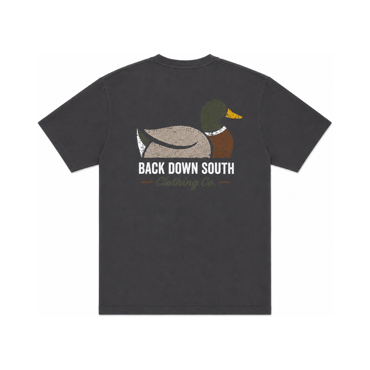 Vintage Decoy Short Sleeve Tee - Washed Coal, front view