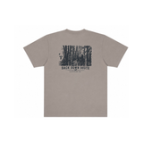 The Woods Short Sleeve Tee - River Rock, front view
