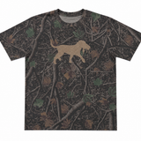 Distressed Logo Camo - Short Sleeve Tee