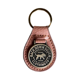 Signature Leather Keychain Tan
