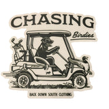 Chasing Birdies Sticker