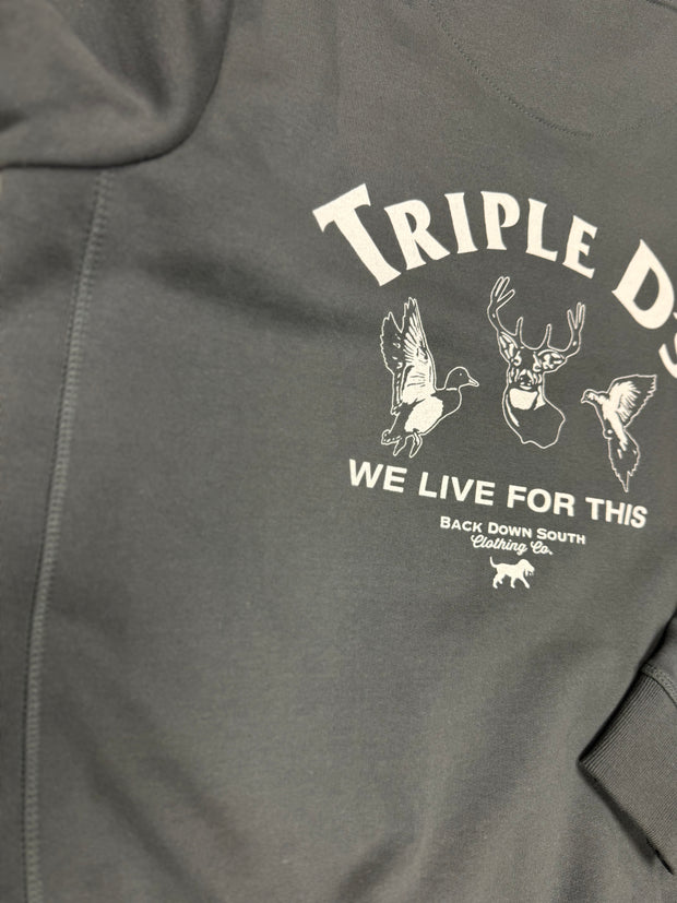 Triple D's Hoodie - Gray