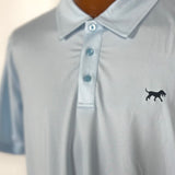Southern Swing Performance Polo - Sky Blue