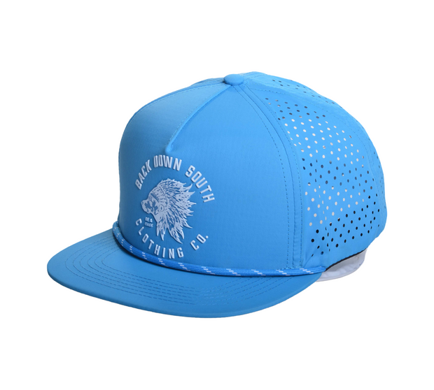 Cool Dry Rope Hat - Be a Chief- Ice Blue