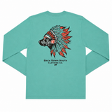 Chief 2.0 Long Sleeve Pocket Tee - Blue Wing