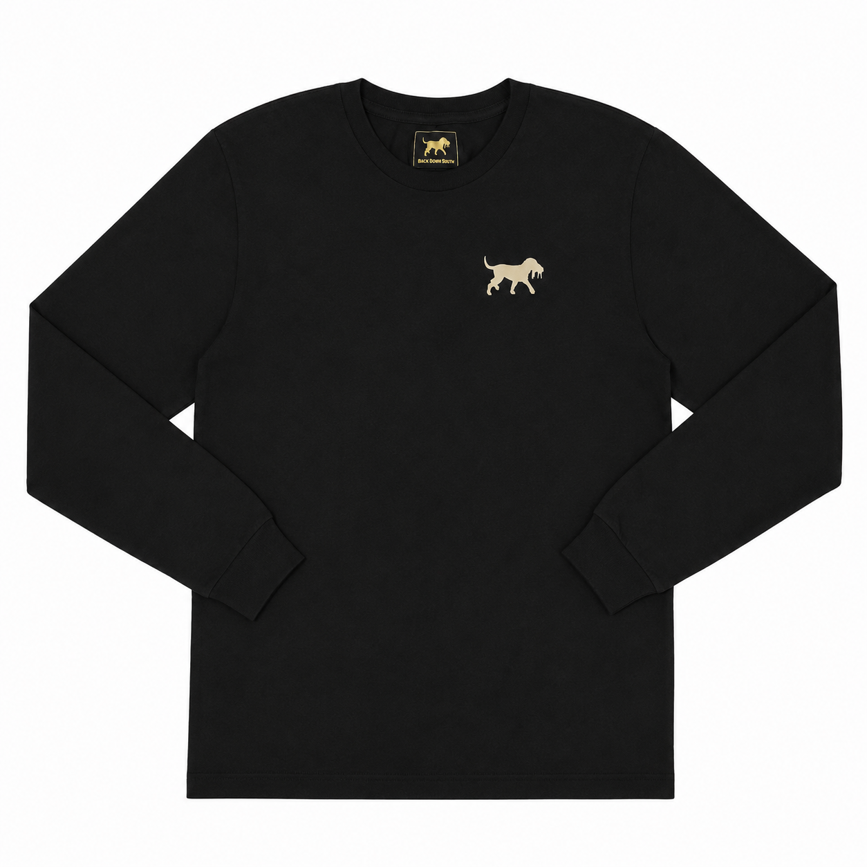 Camo Logo Long Sleeve Tee - Black