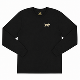 Camo Logo Long Sleeve Tee - Black