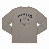Triple D’S Long Sleeve Tee - Gray