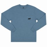 Public Hunter Long Sleeve Pocket Tee - Slate