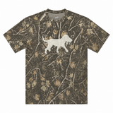 Camo Distressed Logo Short Sleeve Tee