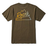 Peaking Organic Cotton Tee - Army Green