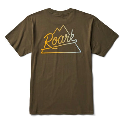 Peaking Organic Cotton Tee - Army Green