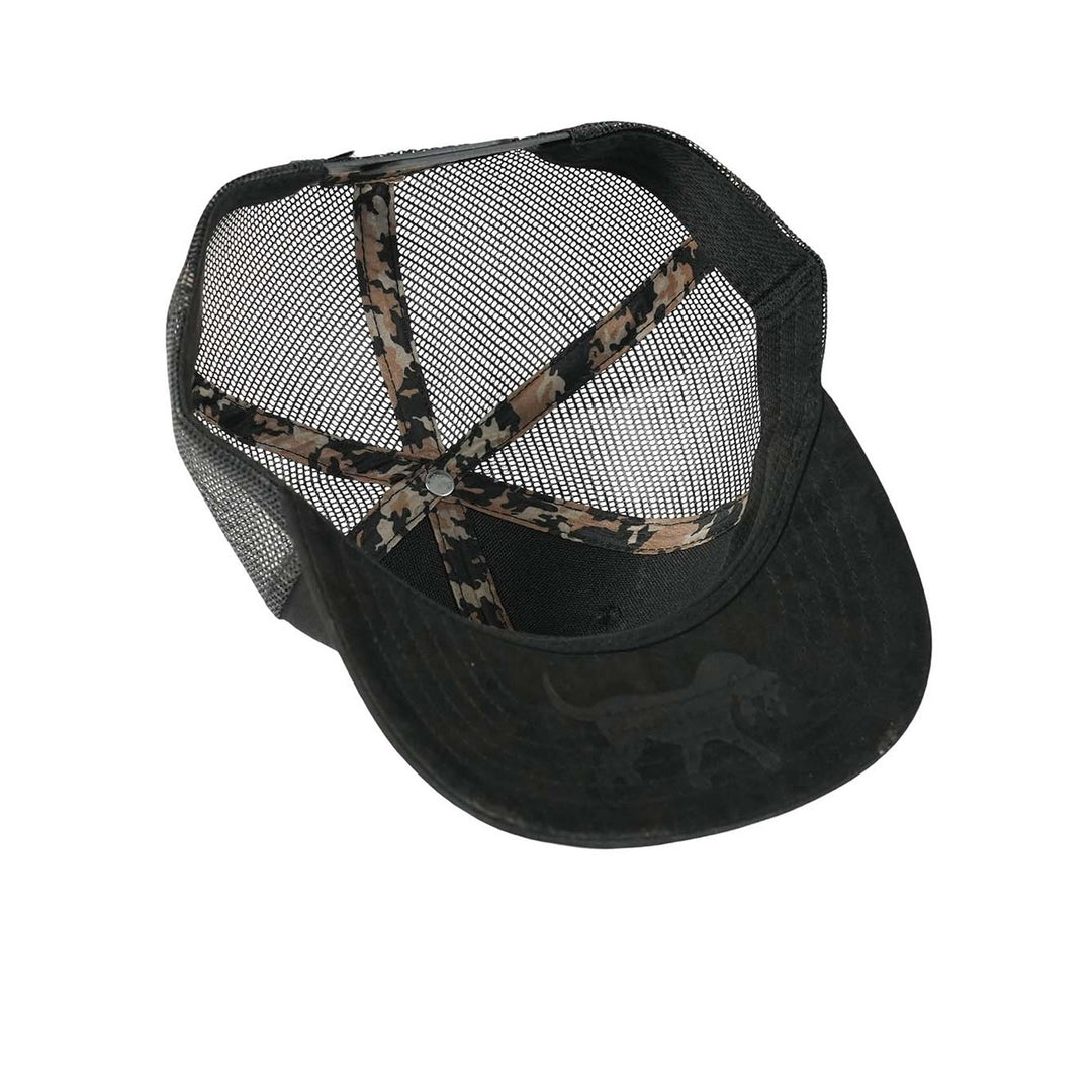 Waxed Pursuit Trucker - Black & Gold – Back Down South Clothing