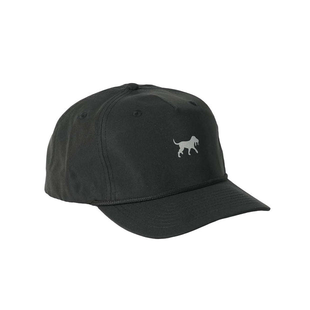 Weekender Rope Hat Black - Silver Logo